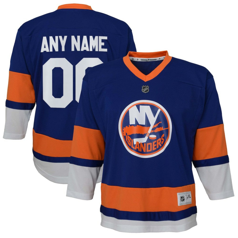 New York Islanders Youth Home Replica Custom Jersey - Royal - NHL