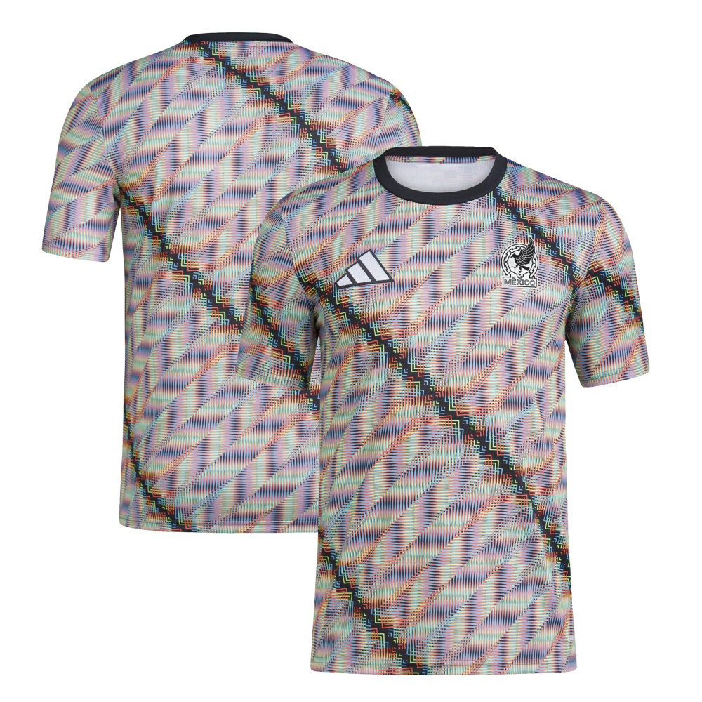 Mexico National Team 2024 Hispanic Heritage Pre-Match Top Black | Adidas discount