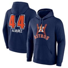 Yordan Alvarez Houston Astros Fastball Player Name & Number Pullover Hoodie - MLB