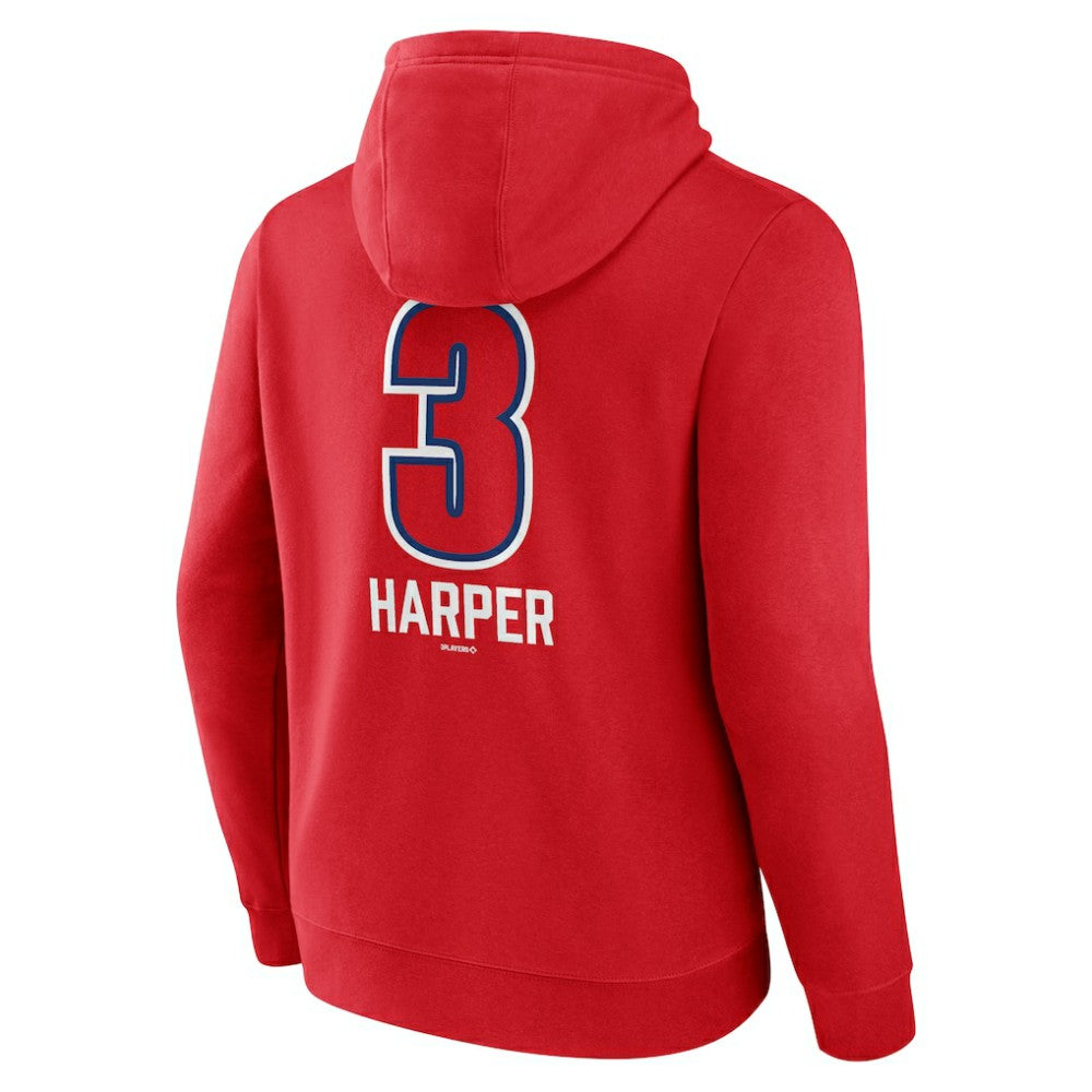 Bryce Harper Philadelphia Phillies Fastball Player Name & Number Pullover Hoodie - MLB