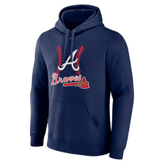 Austin Riley Atlanta Braves Fastball Player Name & Number Pullover Hoodie - MLB