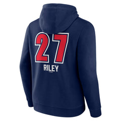 Austin Riley Atlanta Braves Fastball Player Name & Number Pullover Hoodie - MLB