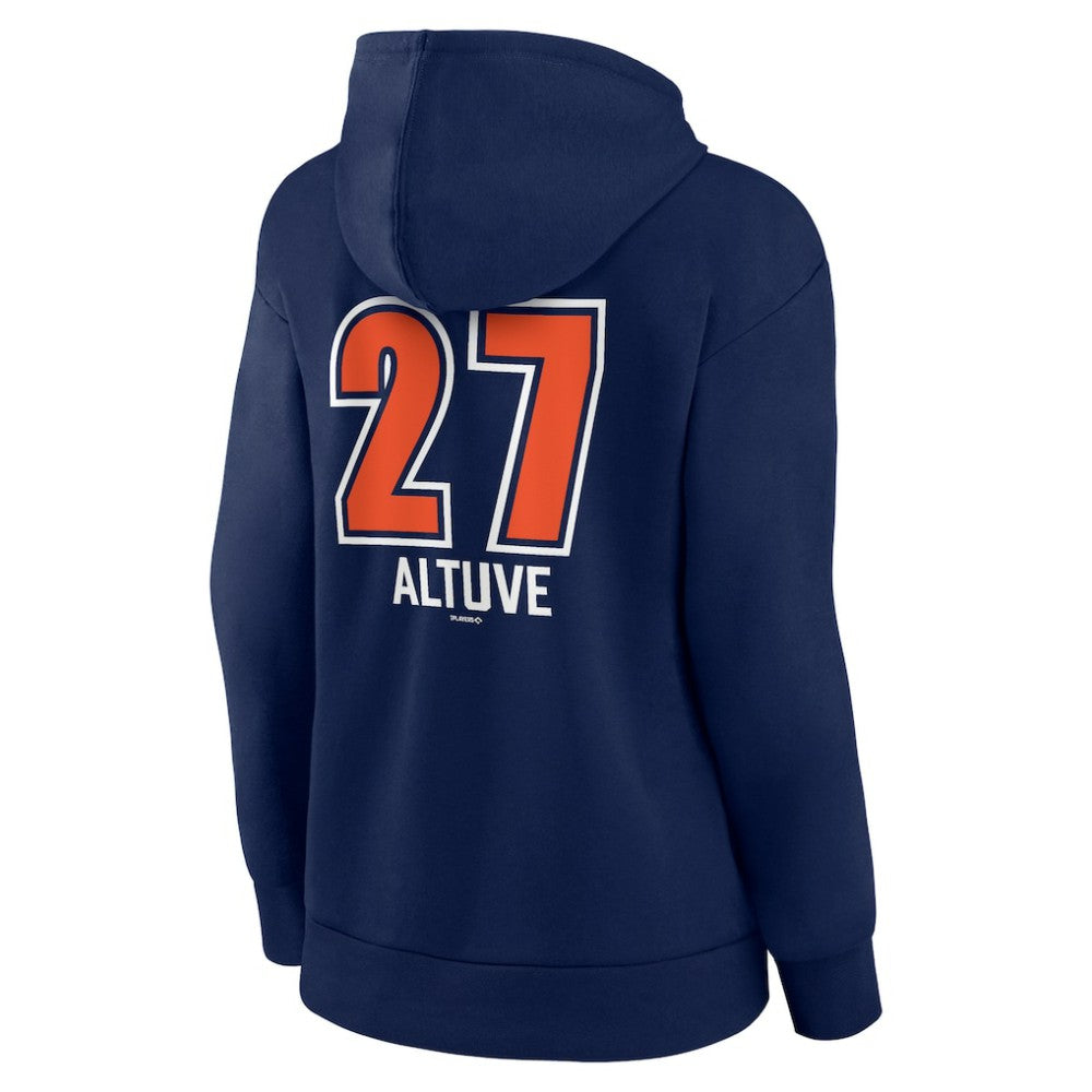 Jose Altuve Houston Astros Women's Fastball Player Name & Number Pullover Hoodie - MLB