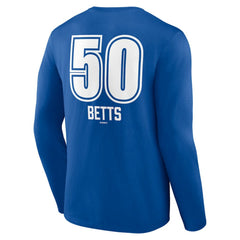 Mookie Betts Los Angeles Dodgers Fastball Player Name & Number Long Sleeve T-Shirt - MLB