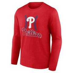 Kyle Schwarber Philadelphia Phillies Fastball Player Name & Number Long Sleeve T-Shirt - MLB