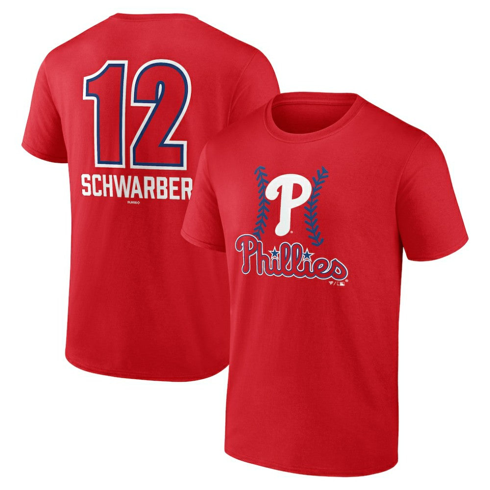 Kyle Schwarber Philadelphia Phillies Fastball Player Name & Number T-Shirt - MLB