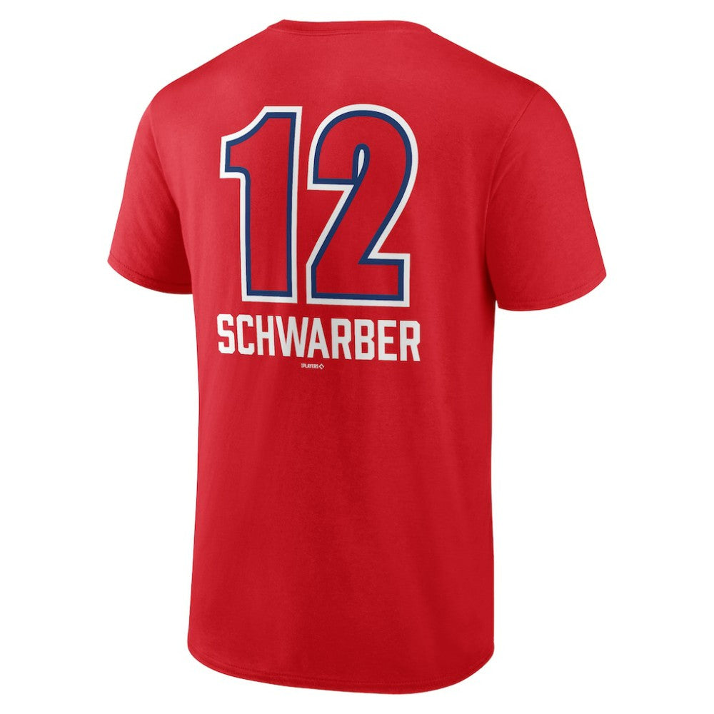 Kyle Schwarber Philadelphia Phillies Fastball Player Name & Number T-Shirt - MLB