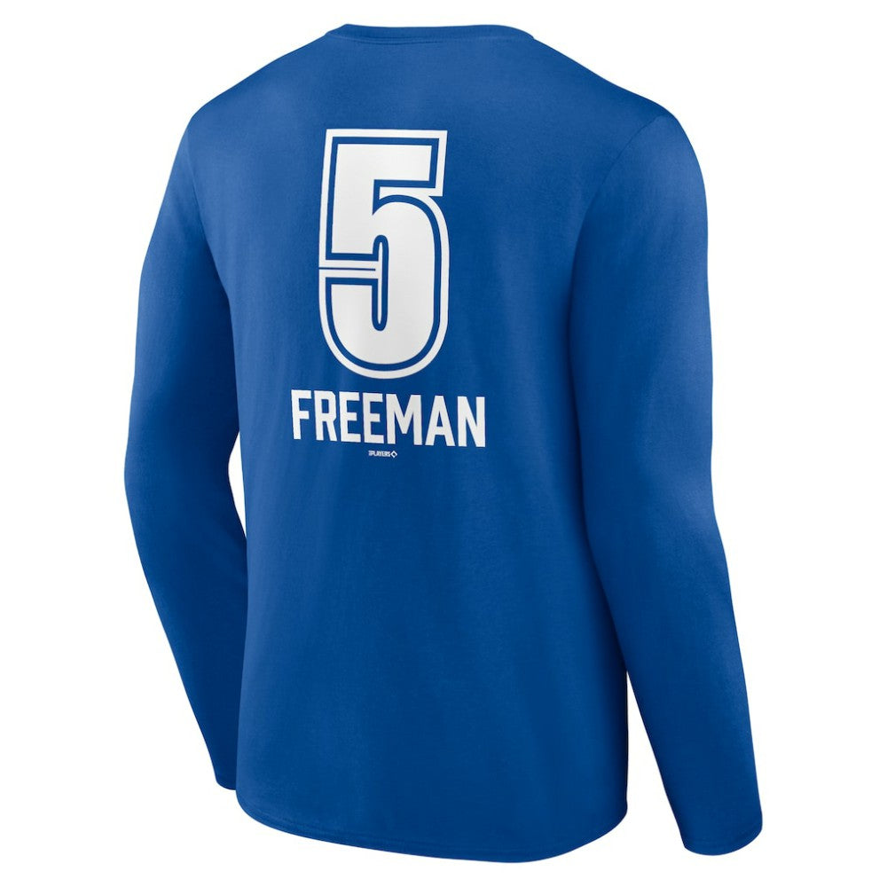 Freddie Freeman Los Angeles Dodgers Fastball Player Name & Number Long Sleeve T-Shirt - MLB