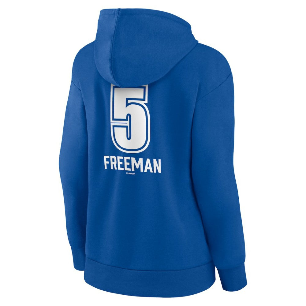 Freddie Freeman Los Angeles Dodgers Women's Fastball Player Name & Number Pullover Hoodie - MLB