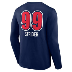 Spencer Strider Atlanta Braves Fastball Player Name & Number Long Sleeve T-Shirt - MLB