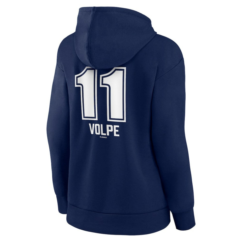 Anthony Volpe New York Yankees Women's Fastball Player Name & Number Pullover Hoodie - MLB