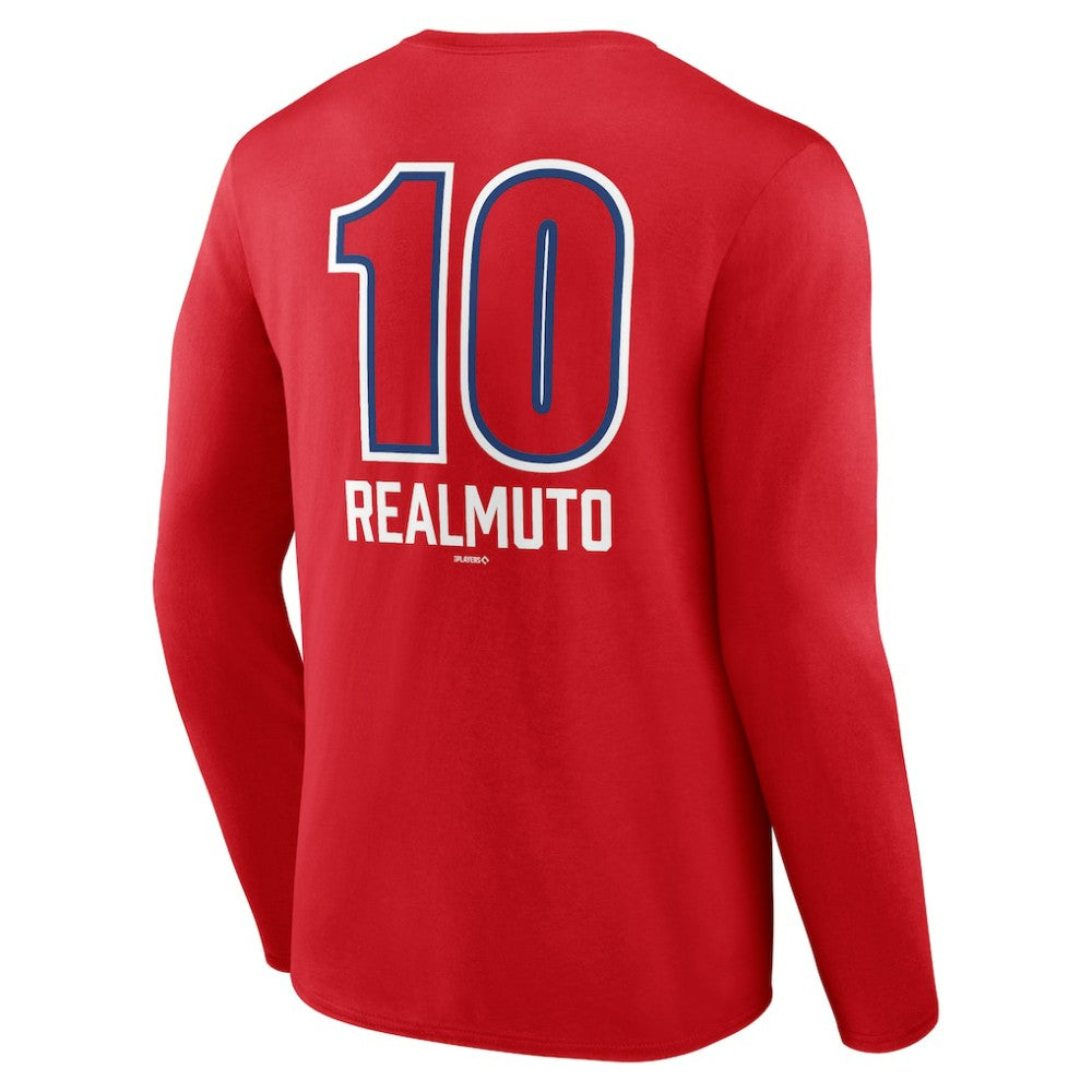 J.T. Realmuto Philadelphia Phillies Fastball Player Name & Number Long Sleeve T-Shirt - MLB