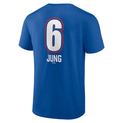 Josh Jung Texas Rangers Fastball Player Name & Number T-Shirt - MLB