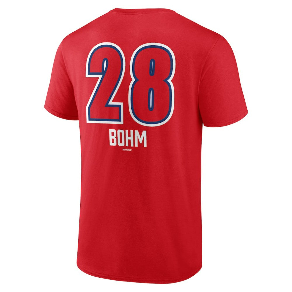 Alec Bohm Philadelphia Phillies Fastball Player Name & Number T-Shirt - MLB