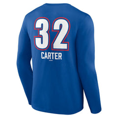Evan Carter Texas Rangers Fastball Player Name & Number Long Sleeve T-Shirt - MLB