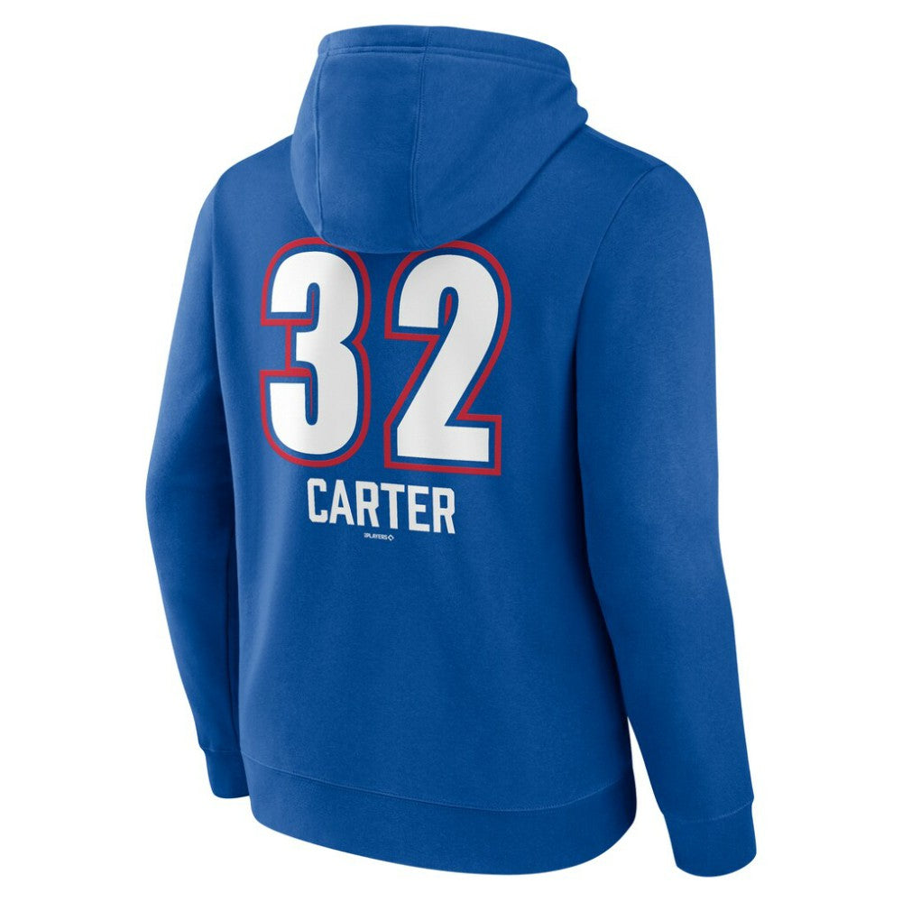Evan Carter Texas Rangers Fastball Player Name & Number Pullover Hoodie - MLB