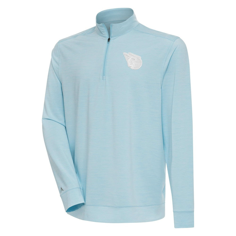 Cleveland Guardians Antigua Bright Quarter-Zip Pullover Top - MLB