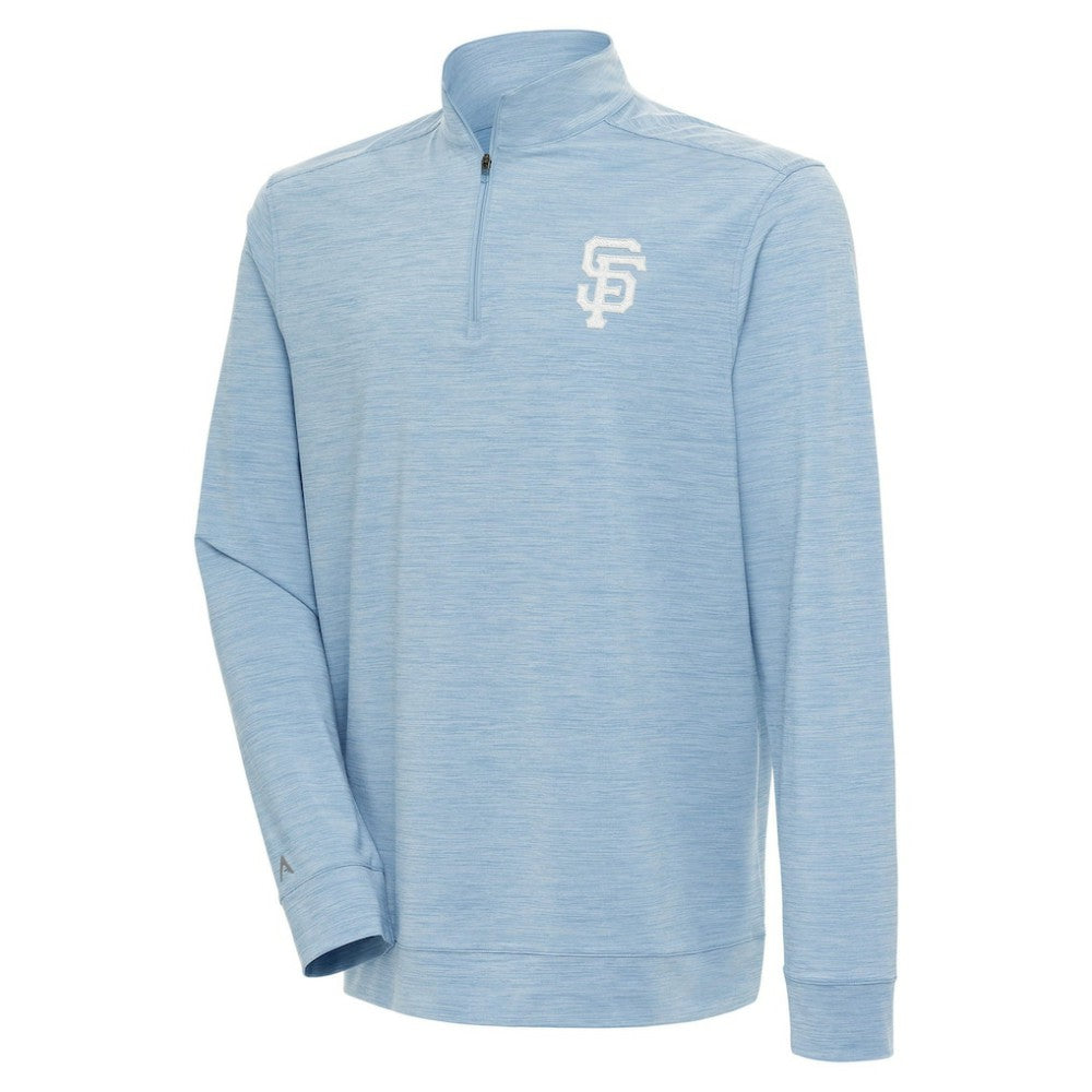 San Francisco Giants Antigua Bright Quarter-Zip Pullover Top - MLB