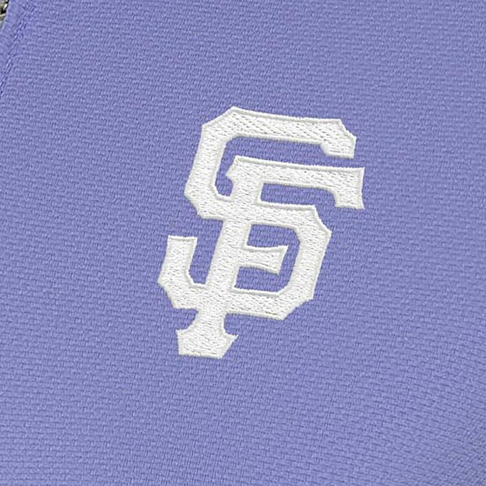San Francisco Giants Antigua Women's Finish Quarter-Zip Pullover Top - MLB