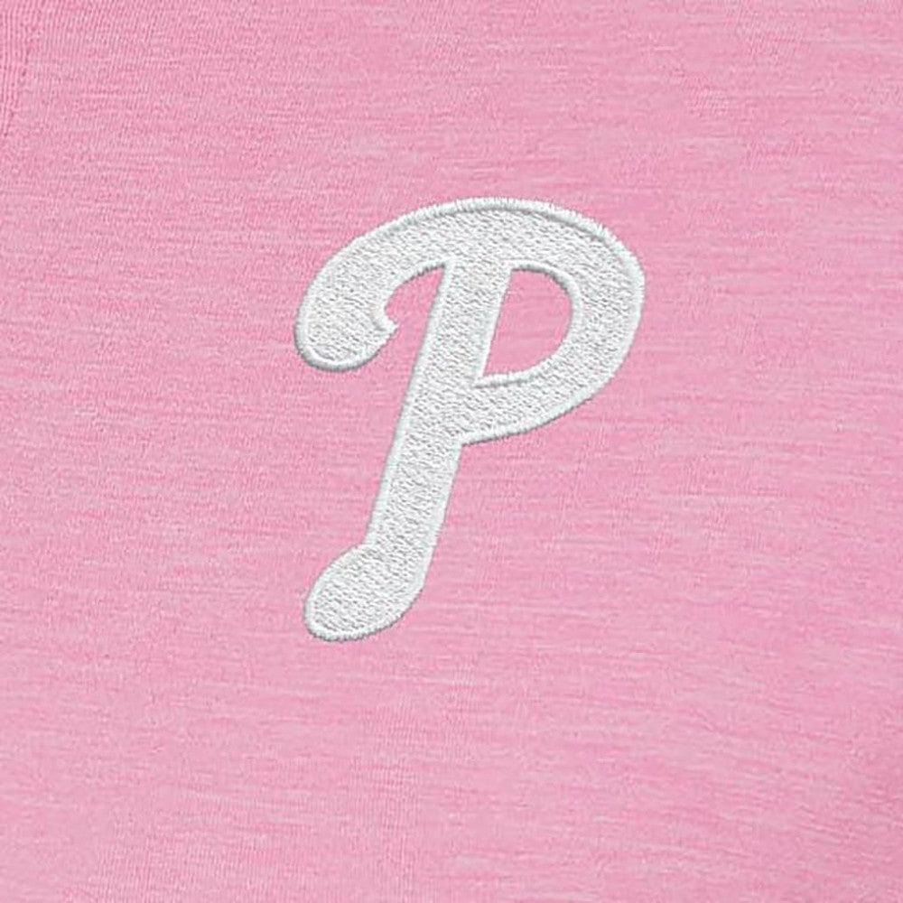 Philadelphia Phillies Antigua Women's Mentor Quarter-Zip Pullover Top - MLB