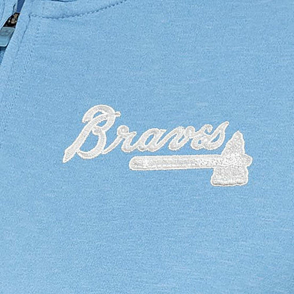 Atlanta Braves Antigua Women's Mentor Quarter-Zip Pullover Top - MLB