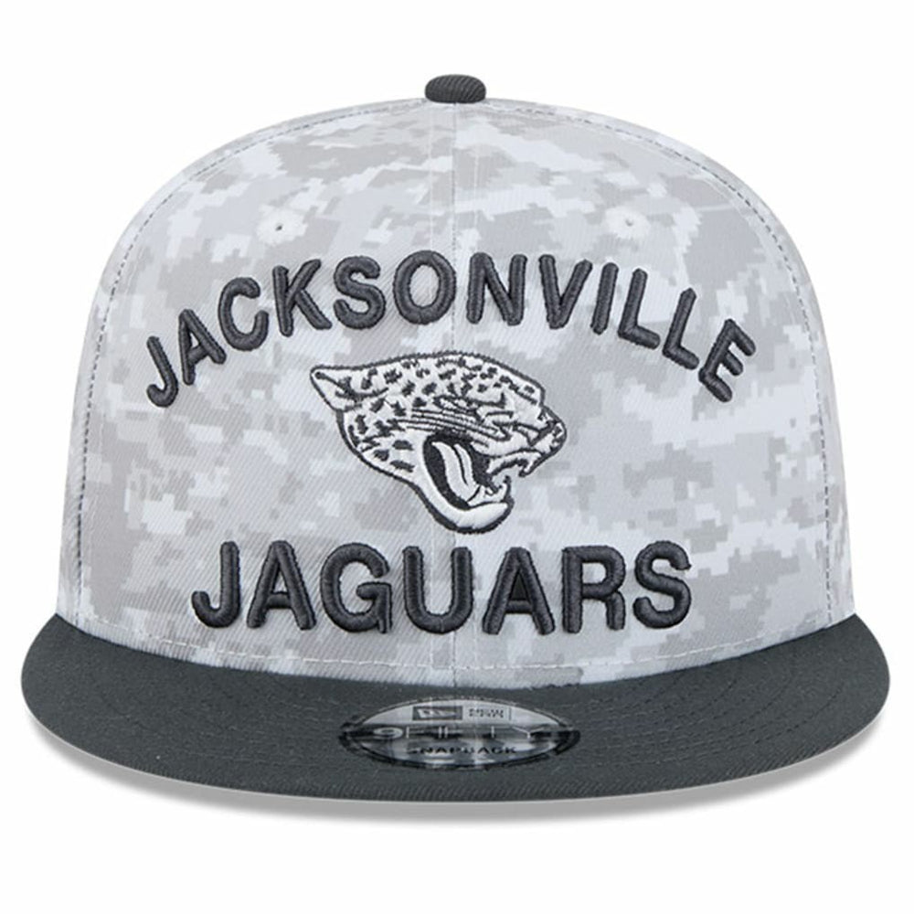 Jacksonville Jaguars New Era 2024 Salute To Service 9FIFTY Snapback Hat White/Graphite | NFL