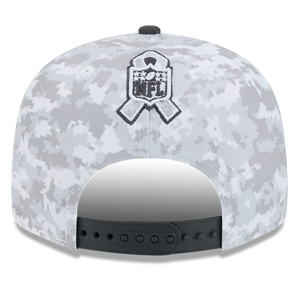 Jacksonville Jaguars New Era 2024 Salute To Service 9FIFTY Snapback Hat White/Graphite | NFL