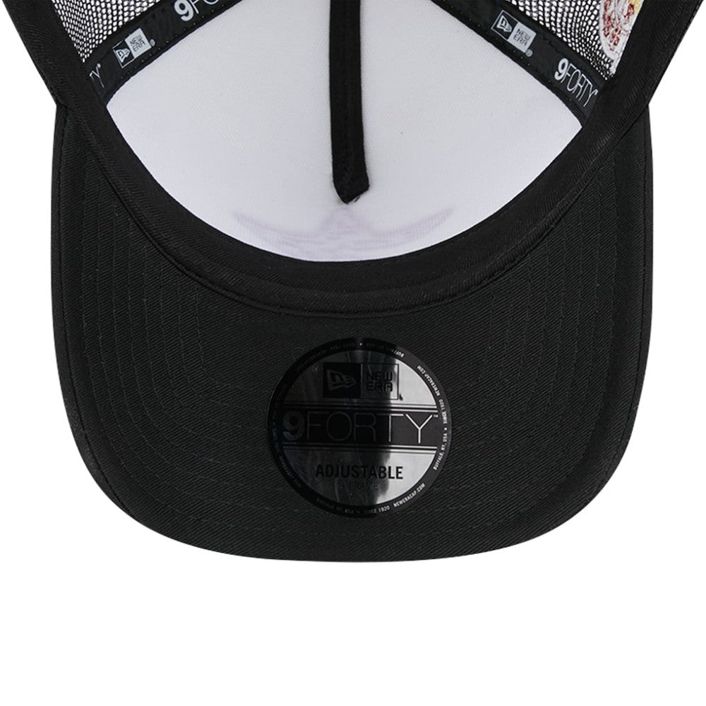 Houston Astros New Era Checkered Flag A-Frame Trucker 9FORTY Adjustable Hat - MLB