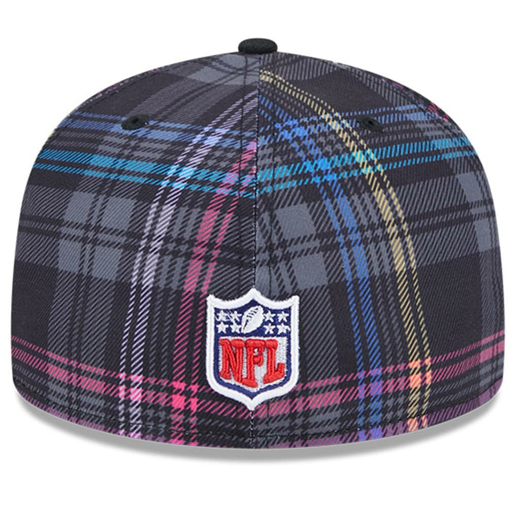 Jacksonville Jaguars New Era 2024 NFL Crucial Catch Plaid 59FIFTY Fitted Hat Black | NFL