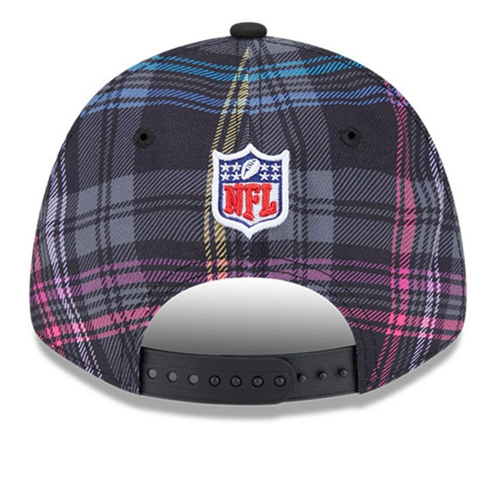 Jacksonville Jaguars New Era 2024 NFL Crucial Catch Plaid 9FORTY Adjustable Hat Black | NFL