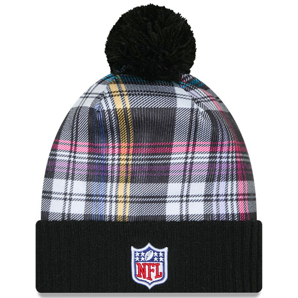 New York Jets New Era 2024 NFL Crucial Catch Cuffed Knit Hat with Pom Black | NFL