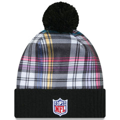 New York Jets New Era 2024 NFL Crucial Catch Cuffed Knit Hat with Pom Black | NFL