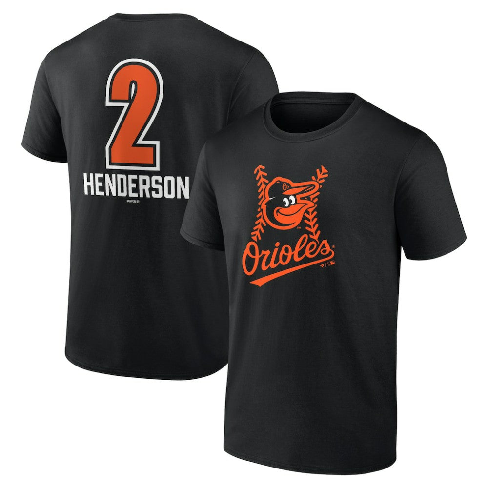 Gunnar Henderson Baltimore Orioles Fastball Player Name & Number T-Shirt - MLB