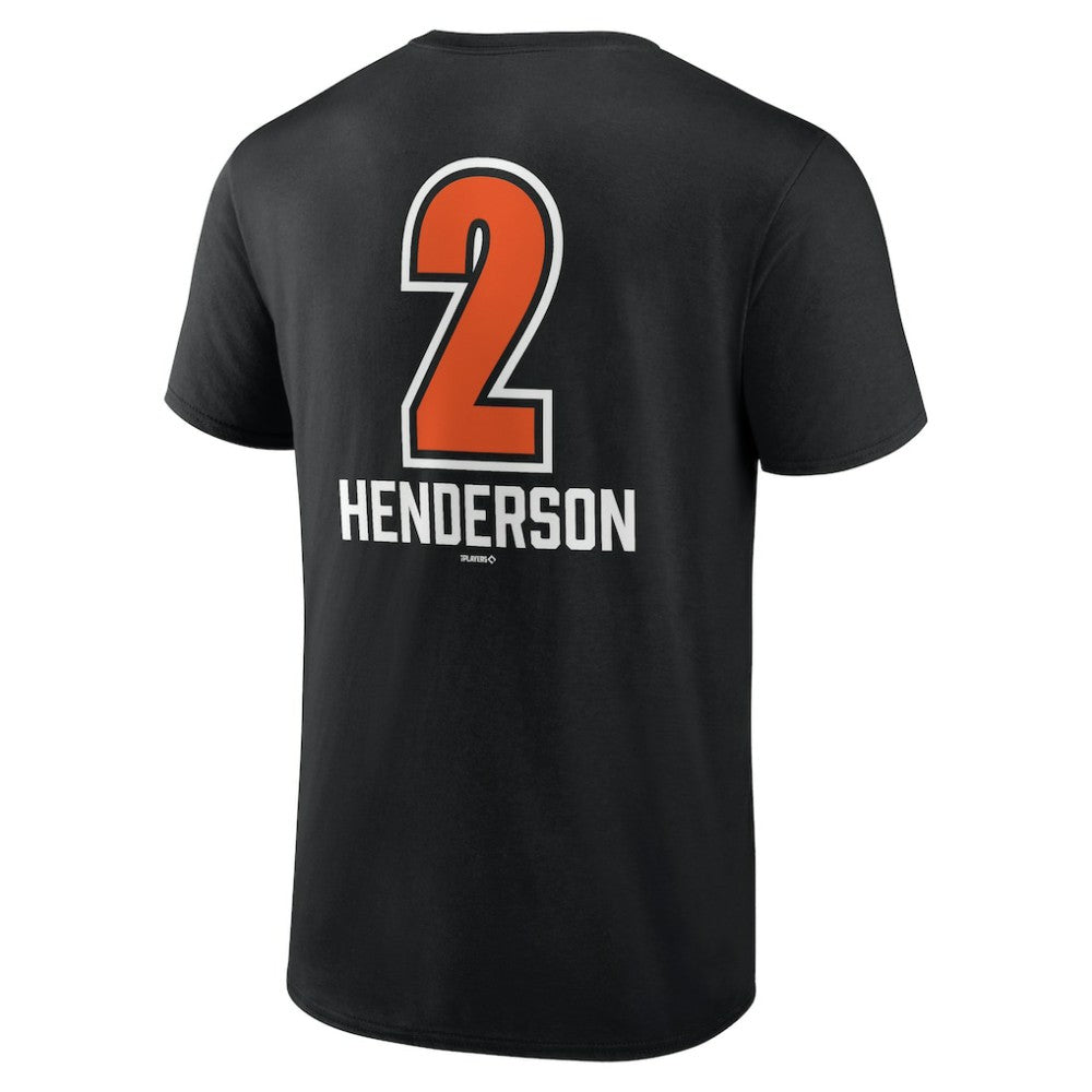 Gunnar Henderson Baltimore Orioles Fastball Player Name & Number T-Shirt - MLB