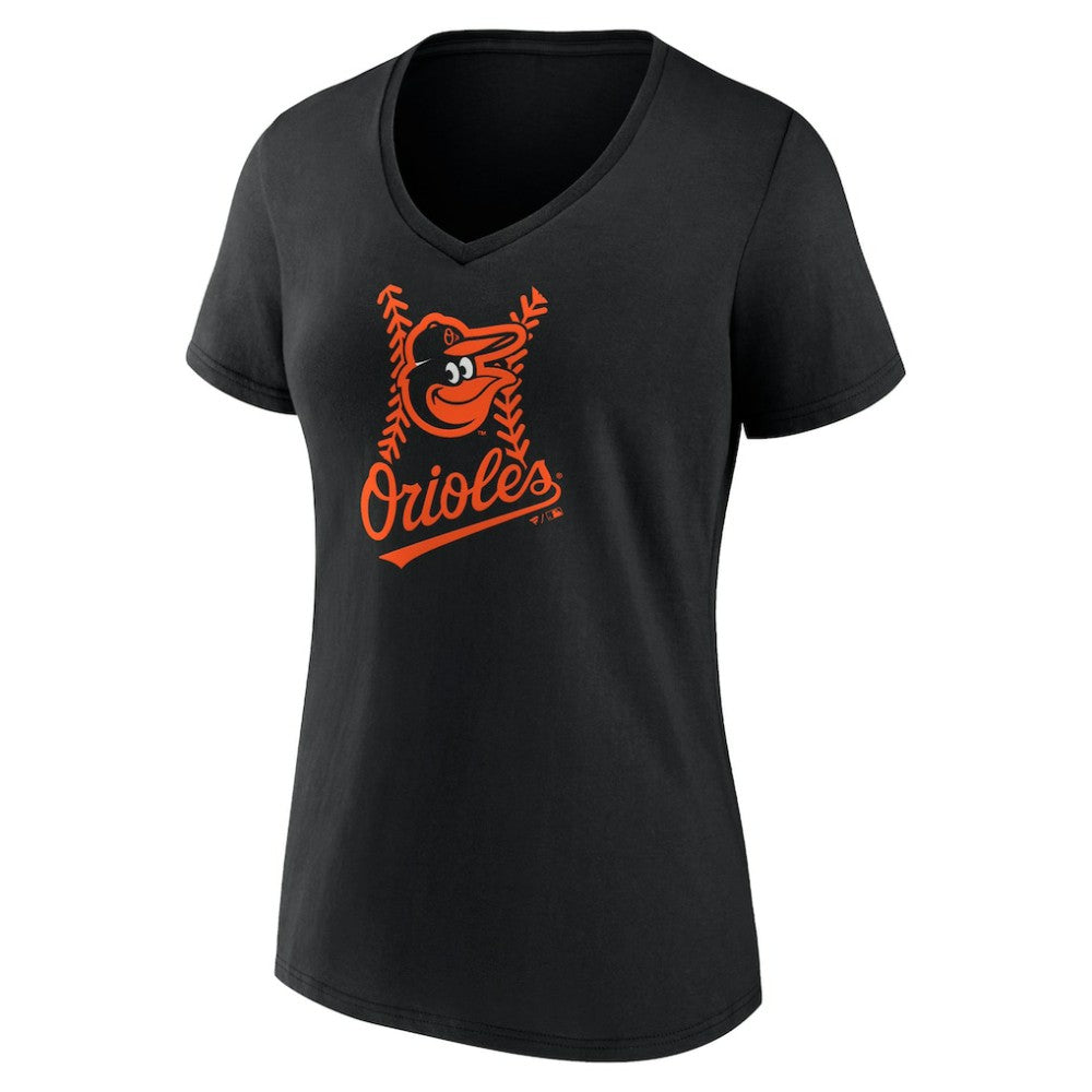 Gunnar Henderson Baltimore Orioles Women's Fastball Player Name & Number V-Neck T-Shirt - MLB
