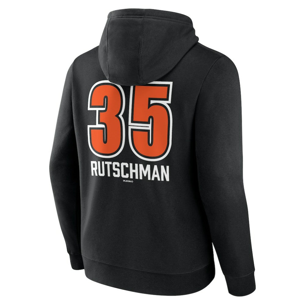 Adley Rutschman Baltimore Orioles Fastball Player Name & Number Pullover Hoodie - MLB