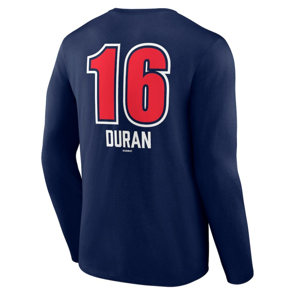 Jarren Duran Boston Red Sox Fastball Player Name & Number Long Sleeve T-Shirt - MLB