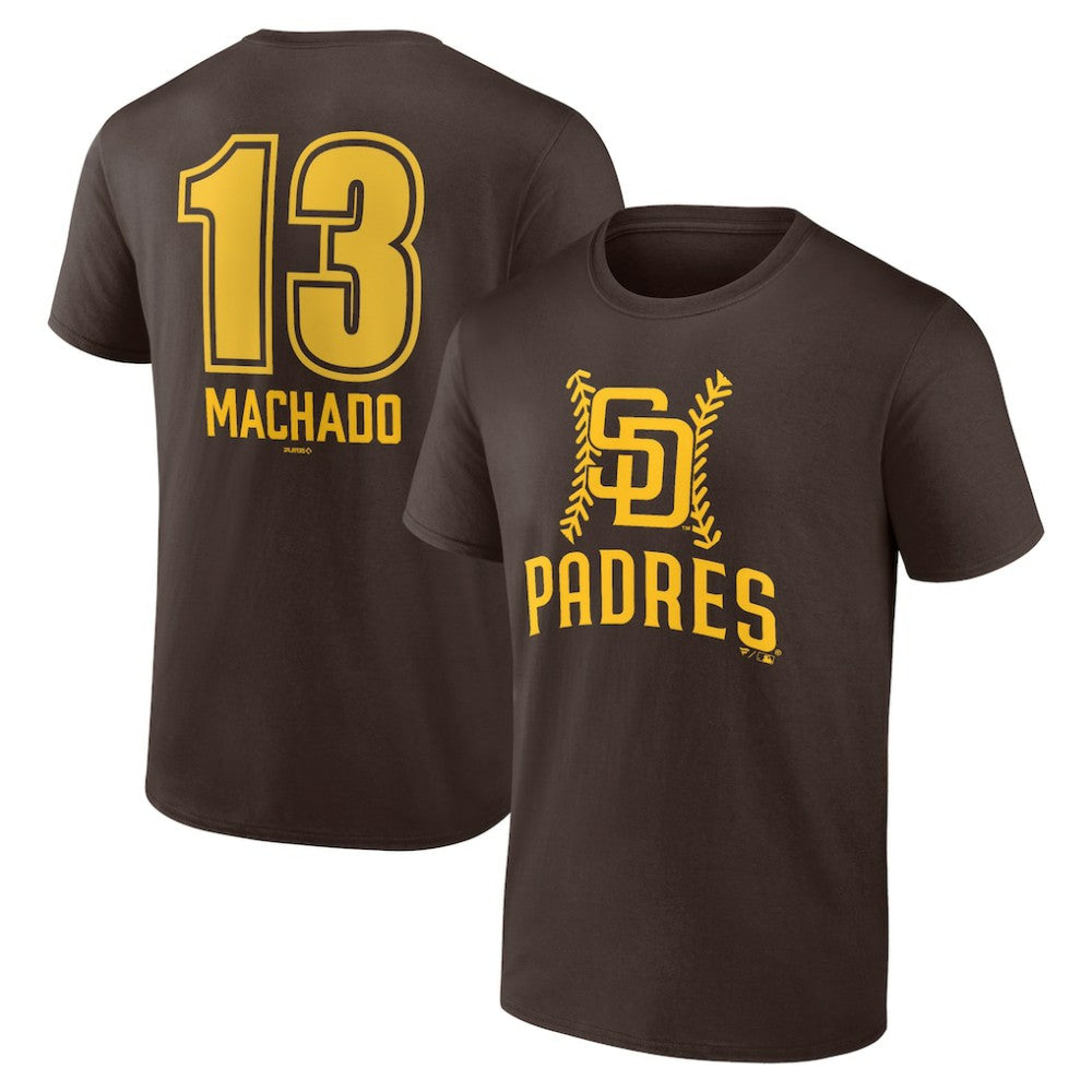 Manny Machado San Diego Padres Fastball Player Name & Number T-Shirt - MLB