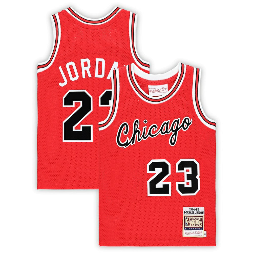 Michael Jordan Chicago Bulls Preschool Hardwood Classics 1984/85 Authentic Swingman Jersey Red - NBA