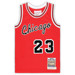 Michael Jordan Chicago Bulls Preschool Hardwood Classics 1984/85 Authentic Swingman Jersey Red - NBA