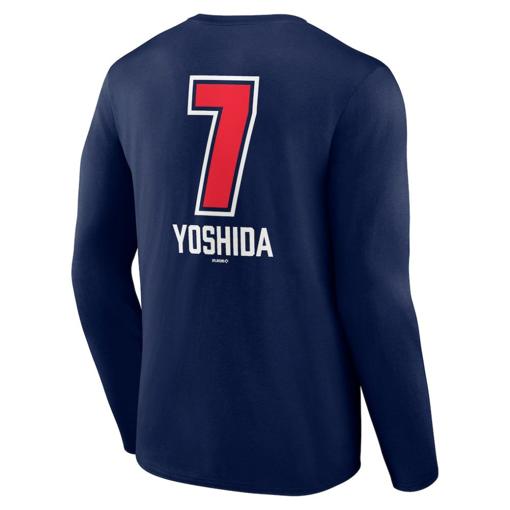 Masataka Yoshida Boston Red Sox Fastball Player Name & Number Long Sleeve T-Shirt - MLB