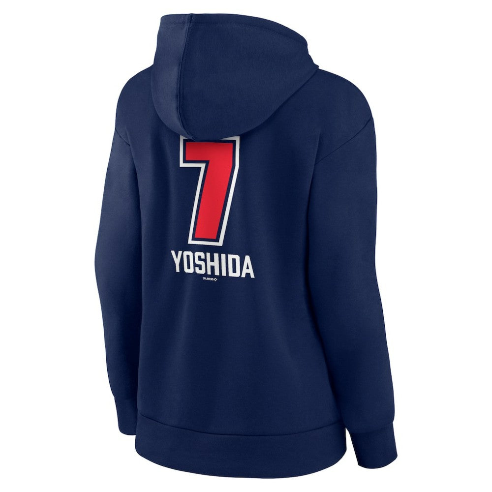 Masataka Yoshida Boston Red Sox Women's Fastball Player Name & Number Pullover Hoodie - MLB