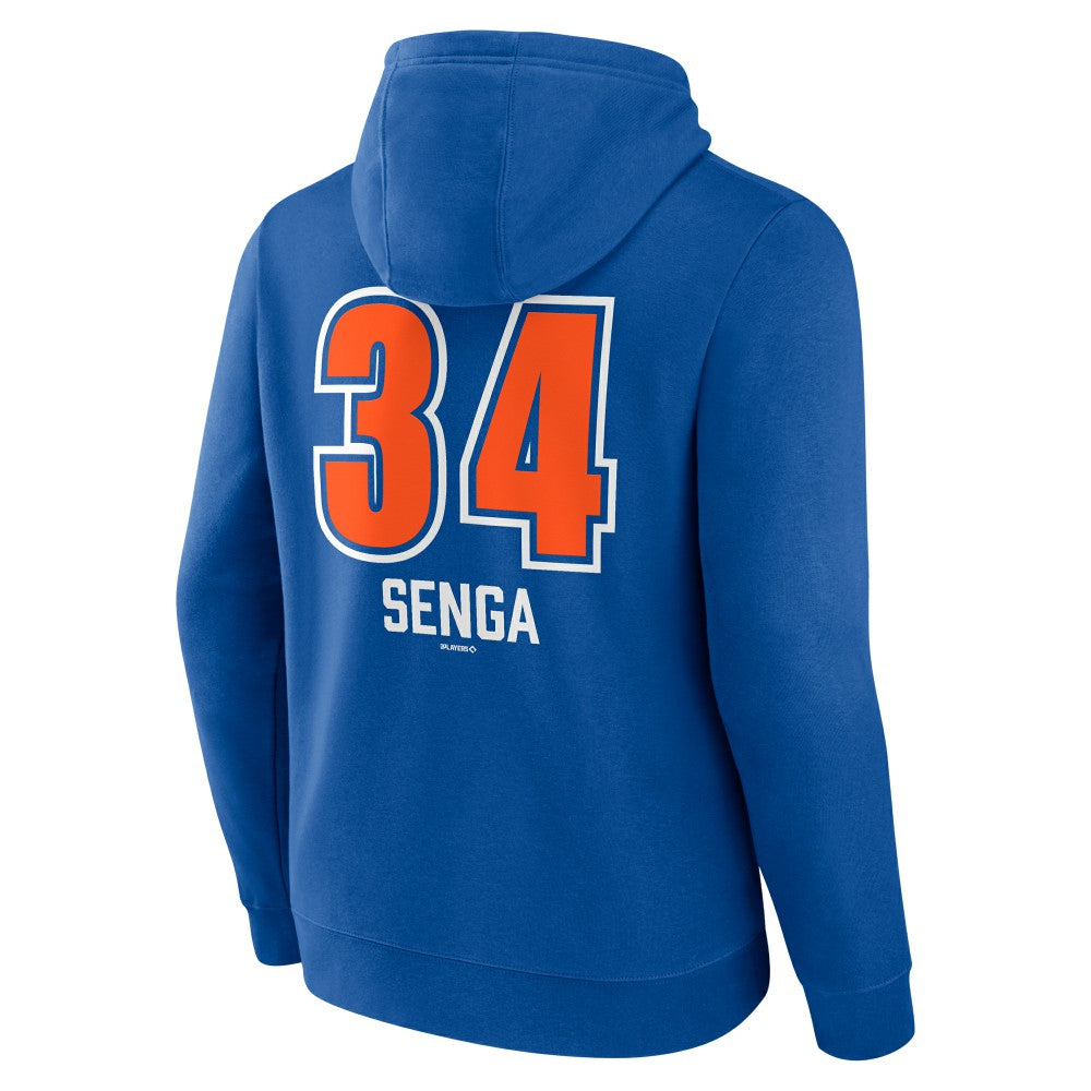 Kodai Senga New York Mets Fastball Player Name & Number Pullover Hoodie - MLB