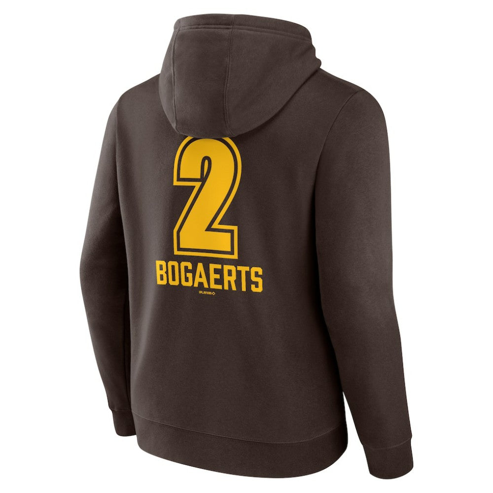 Xander Bogaerts San Diego Padres Fastball Player Name & Number Pullover Hoodie - MLB