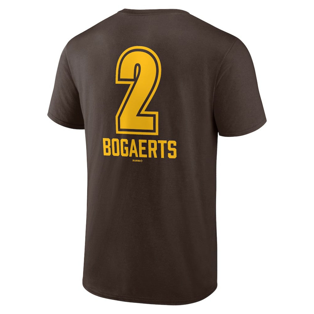 Xander Bogaerts San Diego Padres Fastball Player Name & Number T-Shirt - MLB