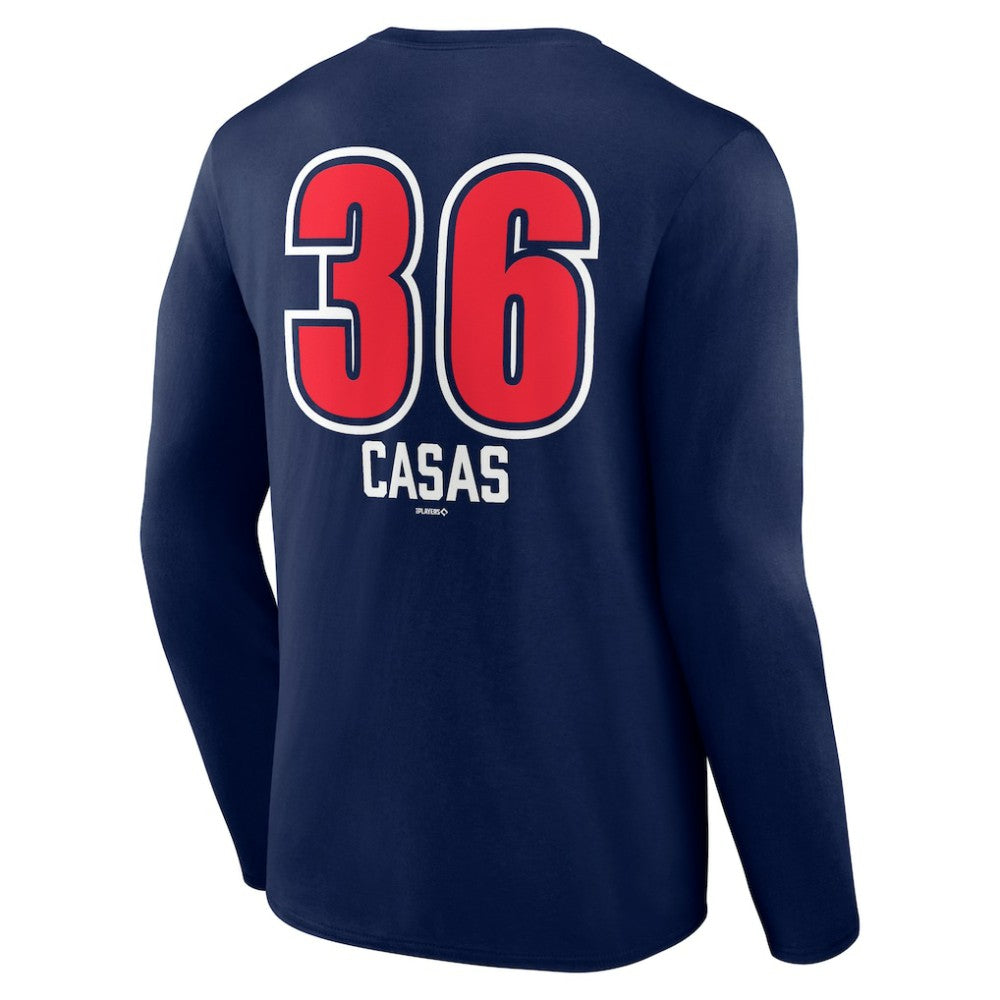 Triston Casas Boston Red Sox Fastball Player Name & Number Long Sleeve T-Shirt - MLB