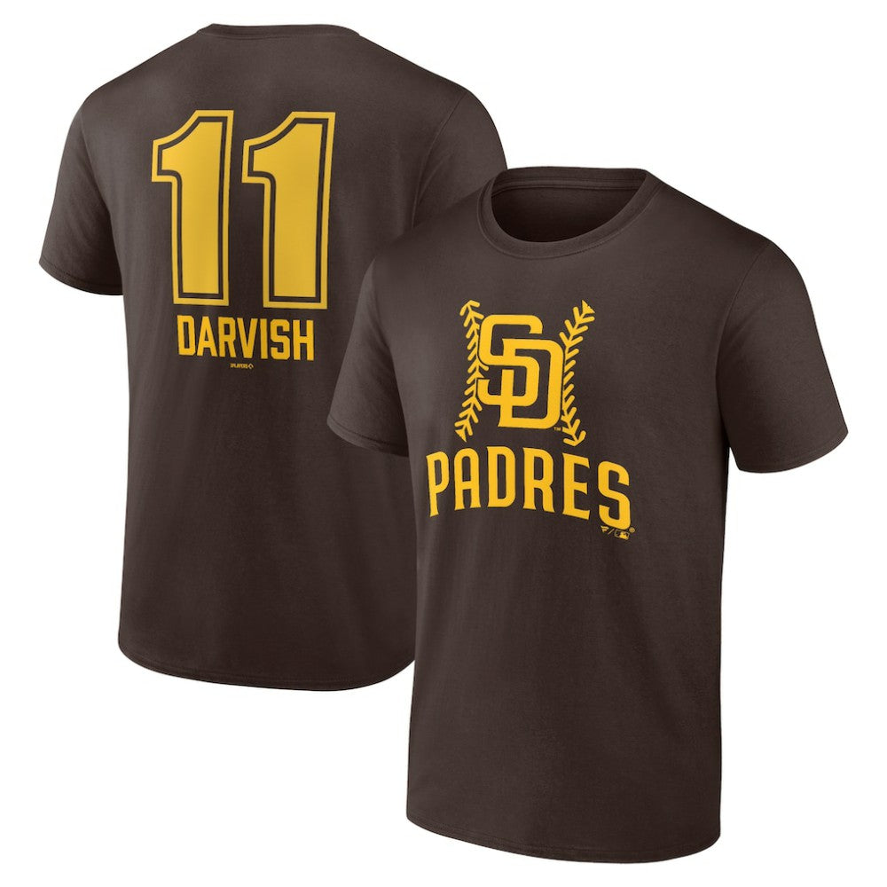 Yu Darvish San Diego Padres Fastball Player Name & Number T-Shirt - MLB