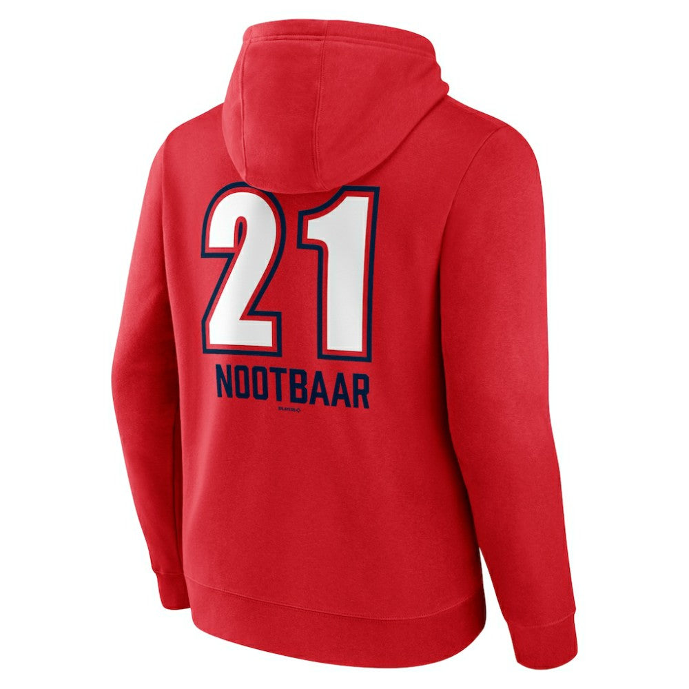 Lars Nootbaar St. Louis Cardinals Fastball Player Name & Number Pullover Hoodie - MLB