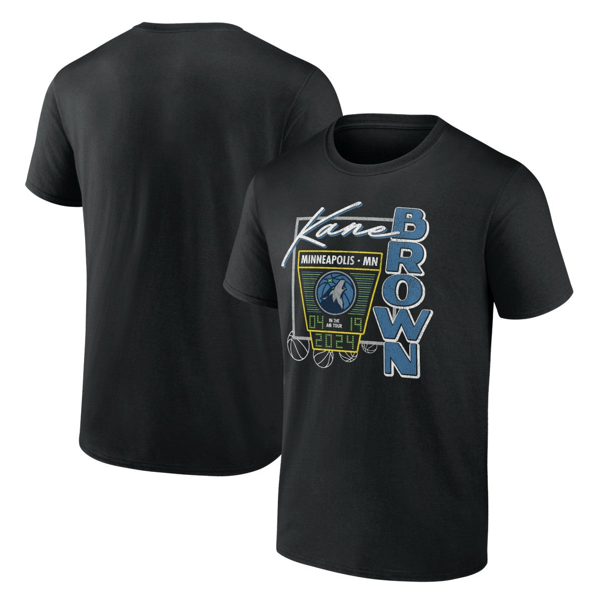 Kane Brown x Minnesota Timberwolves T-Shirt Black - NBA