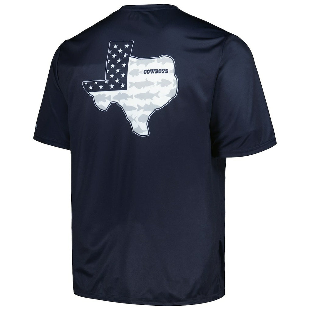 Dallas Cowboys Terminal Tackle Omni-Shade Texas T-Shirt Navy | Columbia